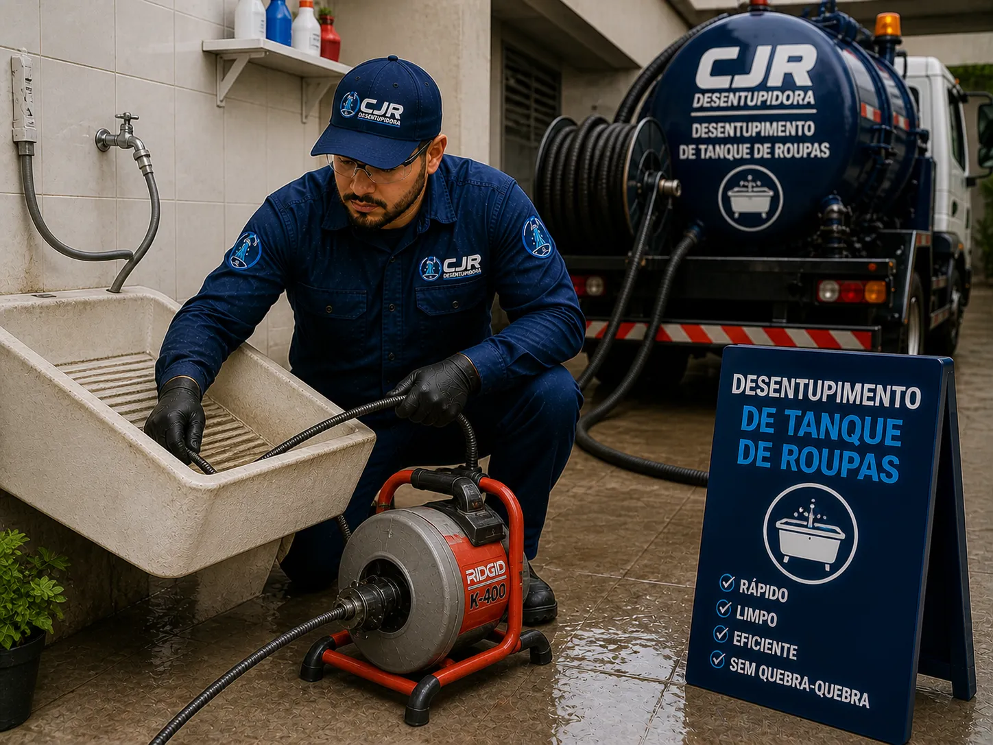 Desentupimento de Tanques